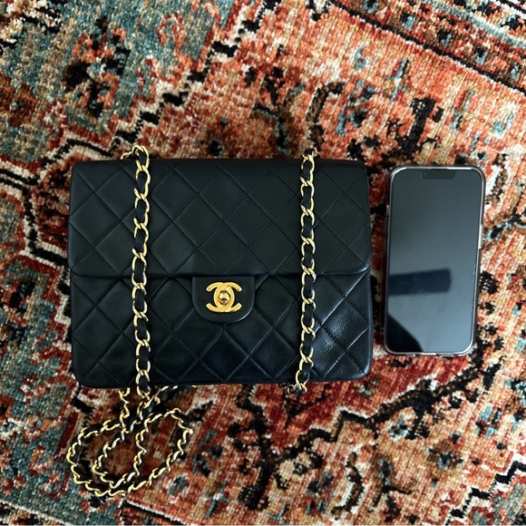 SOLD** Chanel Vintage Classic Mini Square Single Flap Bag - Picture 14 of 14